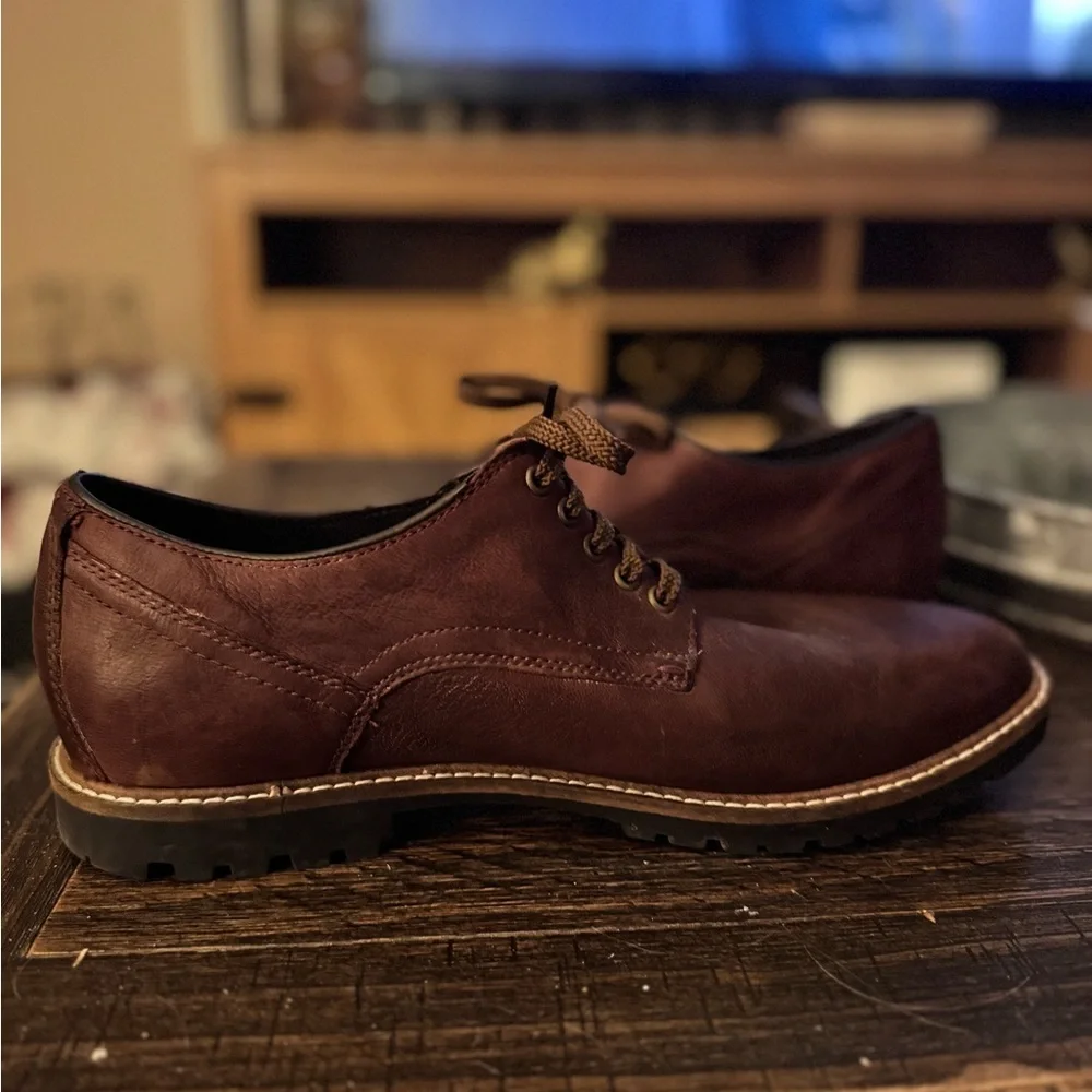 Cole Haan Men’s Grand Atlantic Oxford Shoes British Tan Leather Size 10 M